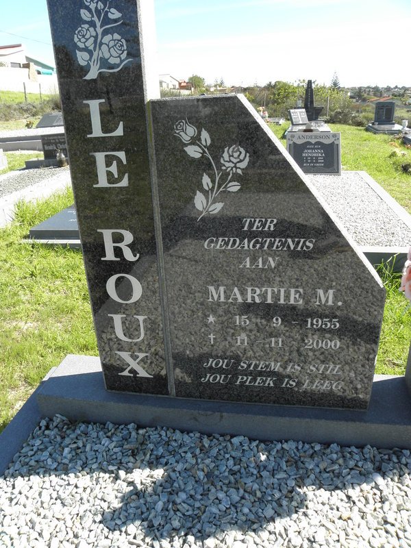 ROUX Martie M., le 1955-2000