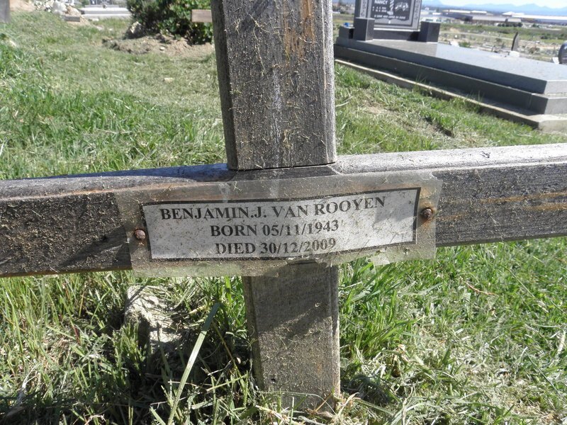 ROOYEN Benjamin J., van 1943-2009