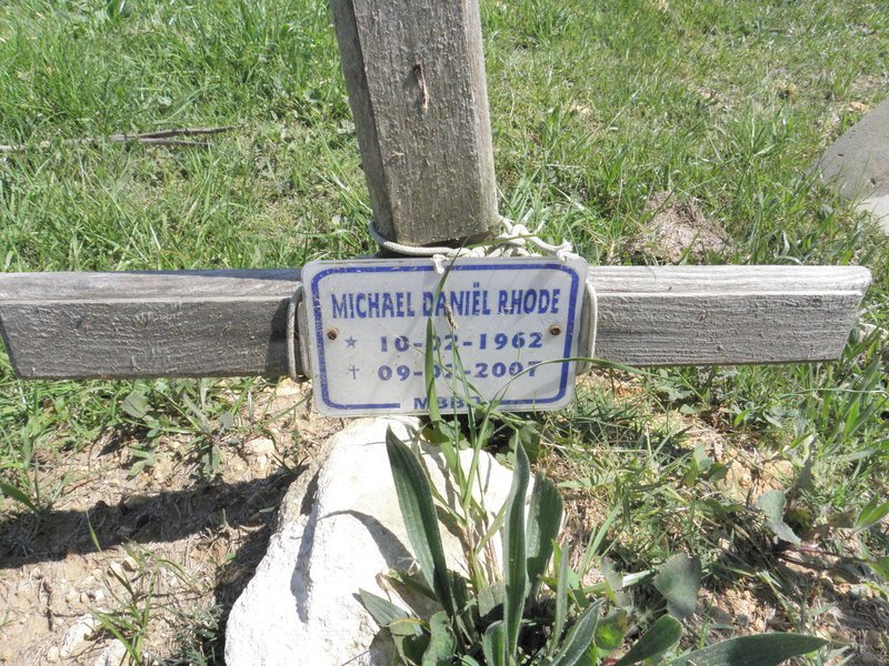 RHODE Michael Daniel 1962-2007