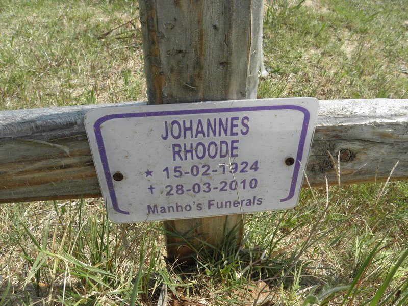 RHOODE Johannes 1924-2010