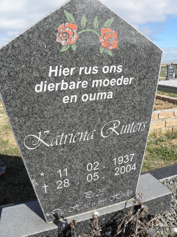 RUITERS Katriena 1937-2004