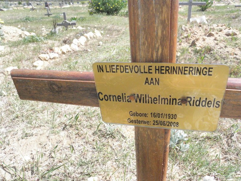 RIDDELS Cornelia Wilhelmina 1930-2008