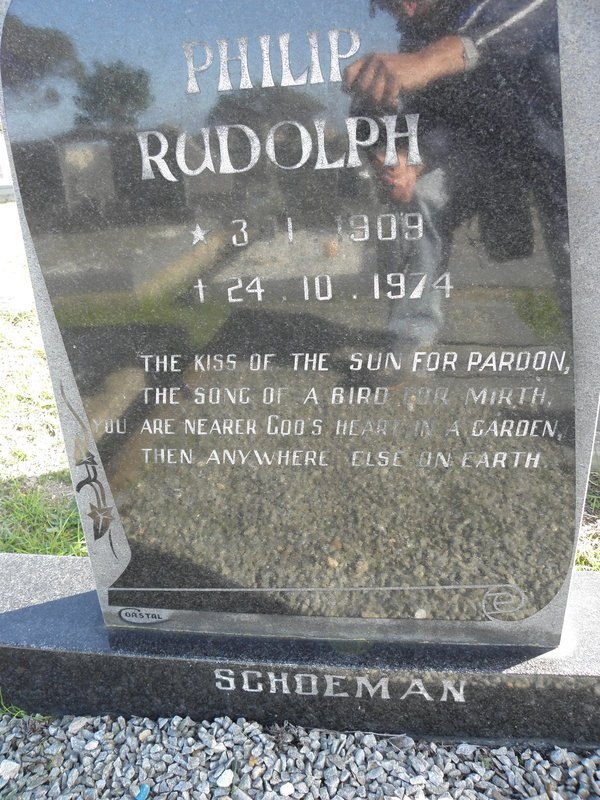 SCHOEMAN Philip Rudolph 1909-1974