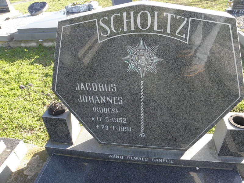 SCHOLTZ Jacobus Johannes 1952-1991