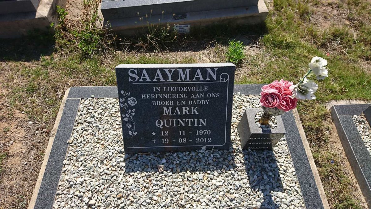 SAAYMAN Mark Quintin 1970-2012