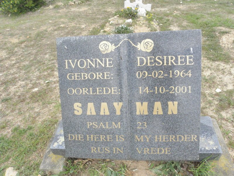 SAAYMAN Ivonne Desiree 1964-2001