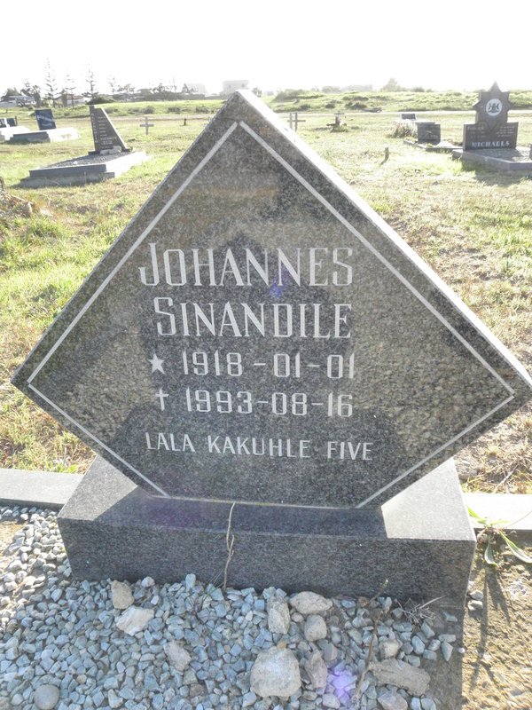 SINANDILE Johannes 1918-1993