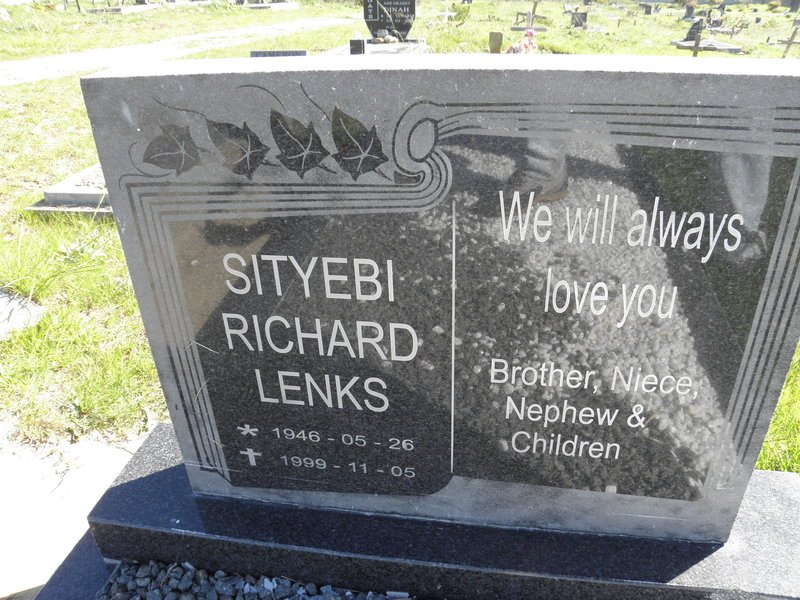 SITYEBI Richard Lenks 1946-1999