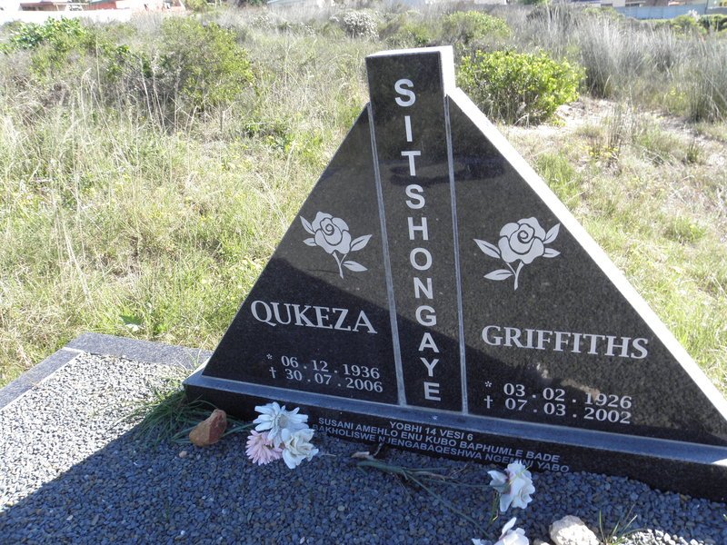 SITSHONGAYE Griffiths 1926-2002 &amp; Qukeza 1936-2006