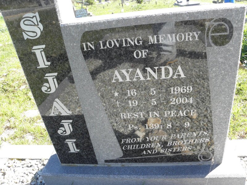 SIJAJI Ayanda 1969-2004