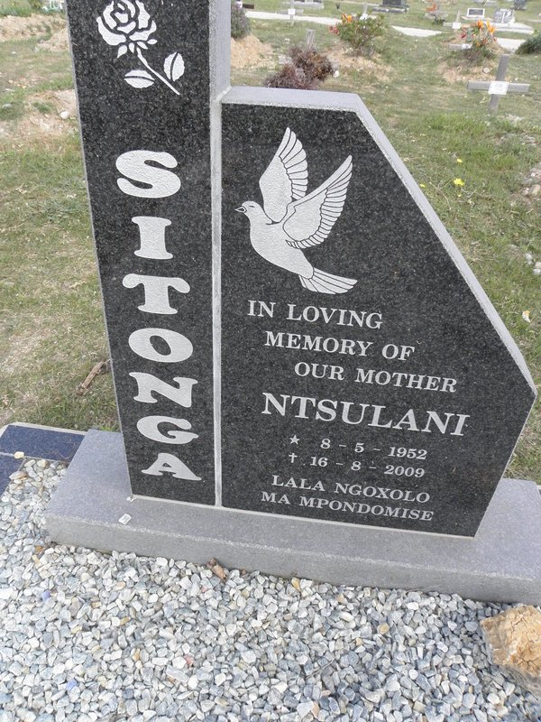 SITONGA Ntsulani 1952-2009