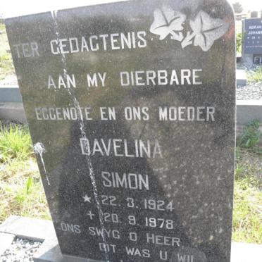 SIMON Davelina 1924-1978