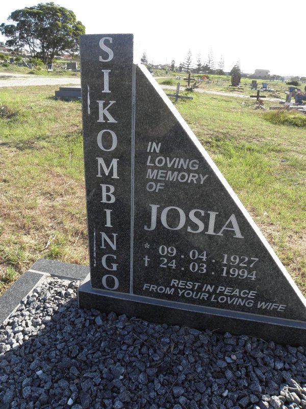 SIKOMBINGO Josia 1927-1994