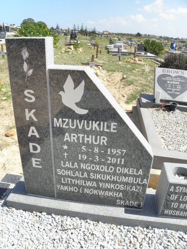 SKADE Mzuvukile Arthur 1957-2011