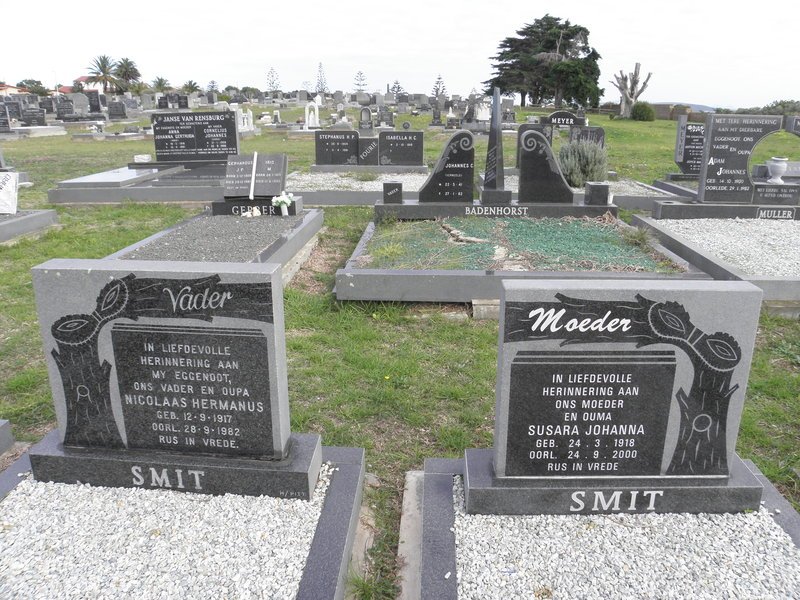 SMIT Nicolaas Hermanus 1917-1982 &amp; Susara Johanna 1918-2000