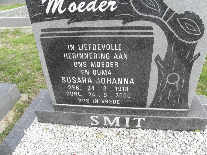 SMIT Susarah Johanna 1918-2000