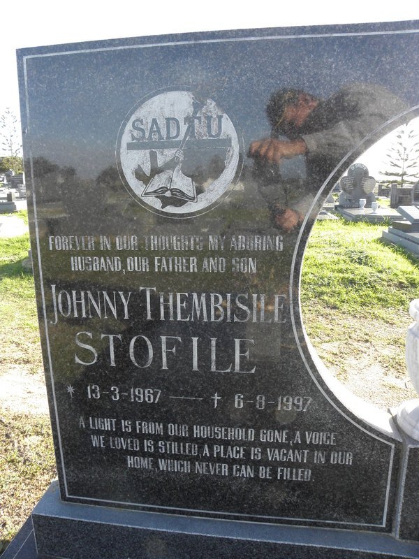 STOFILE Johnny Thembisile 1967-1997