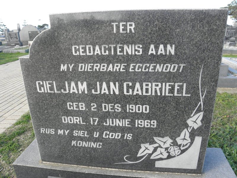 STEENKAMP Gieljam Jan Gabrieel 1900-1969