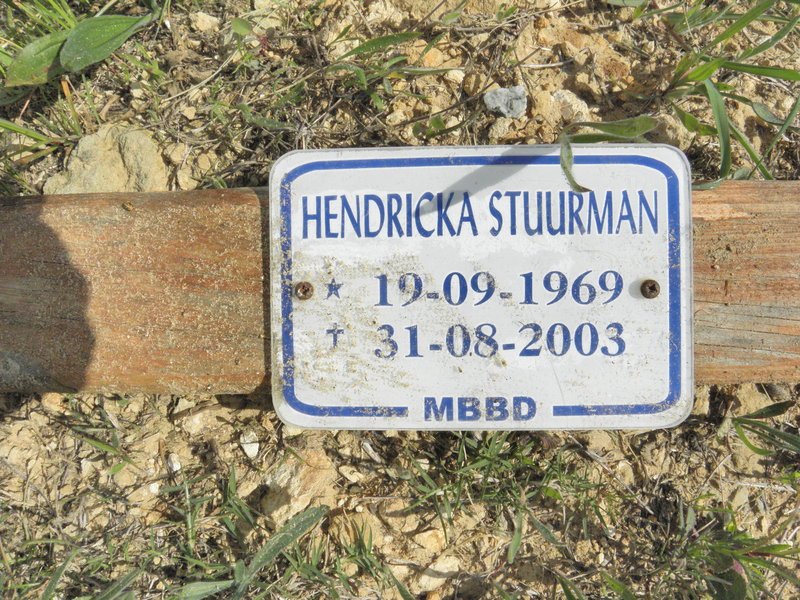 STUURMAN Hendricka 1969-2003