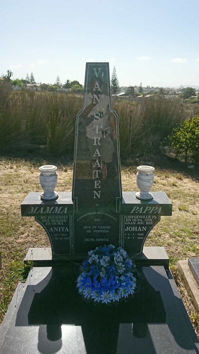 STRAATEN Johan, van 1946-2015 &amp; Anita 1947-1998