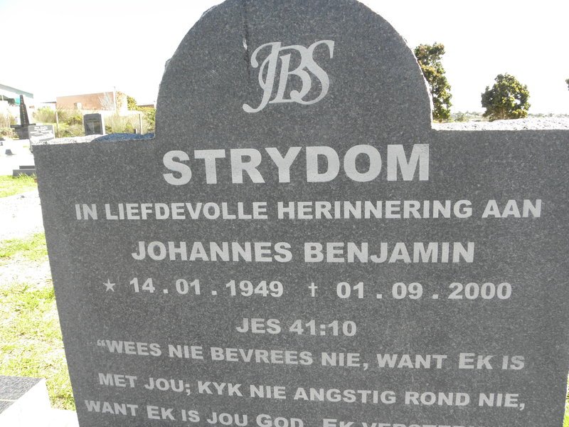 STRYDOM Johannes Benjamin 1949-2000