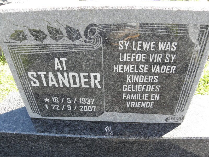 STANDER At 1937-2007