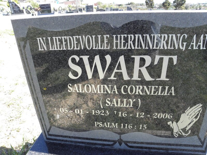 SWART Salomina Cornelia 1923-2006
