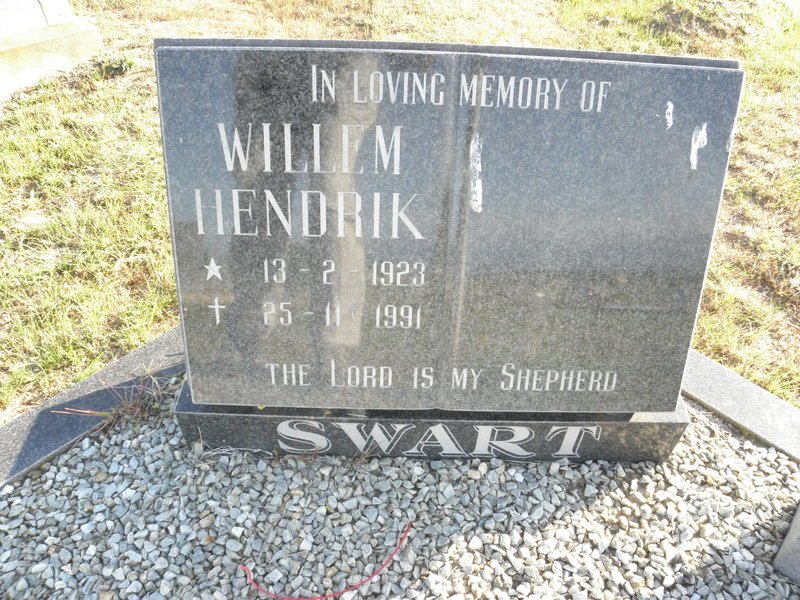 SWART Willem Hendrik 1923-1991