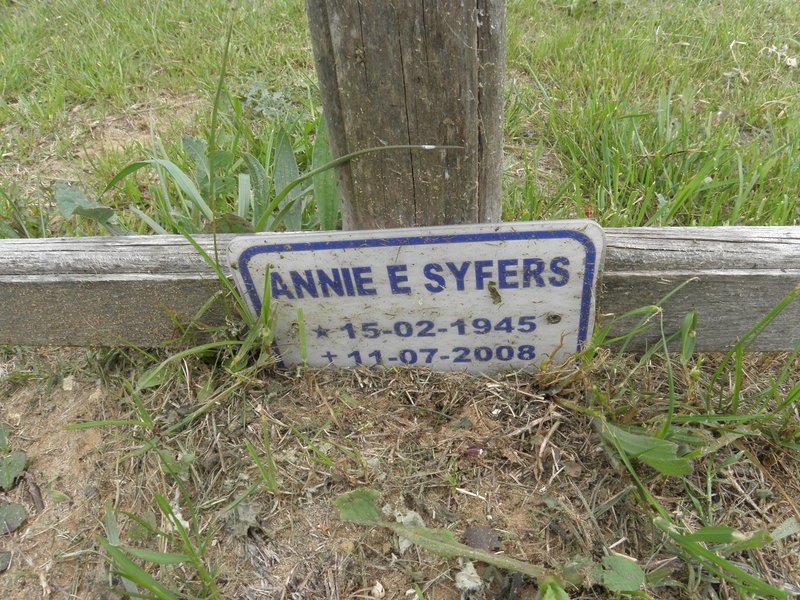 SYFERS Annie E. 1945-2008