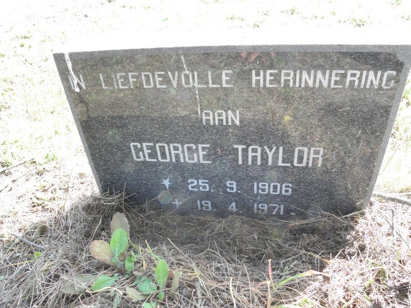 TAYLOR George 1906-1971