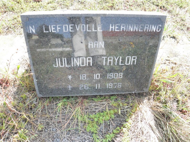 TAYLOR Julinda 1908-1976
