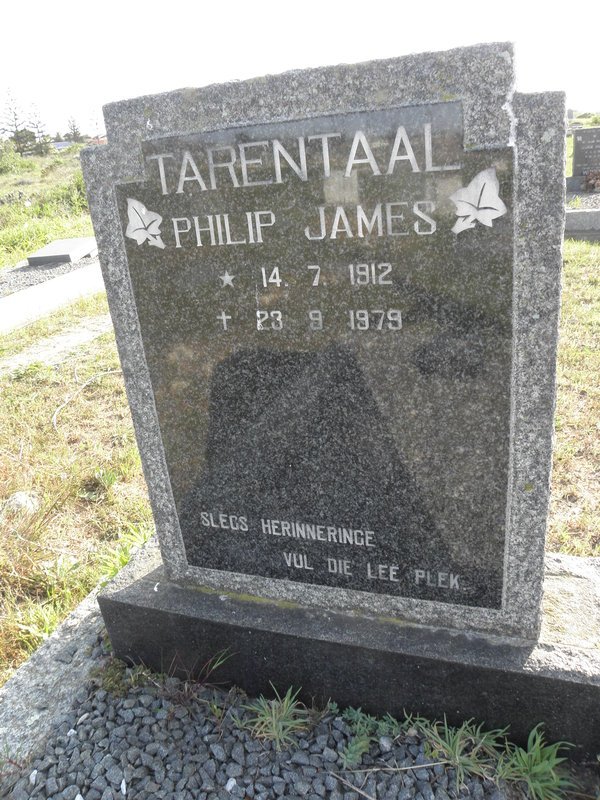 TARENTAAL Philip James 1912-1979