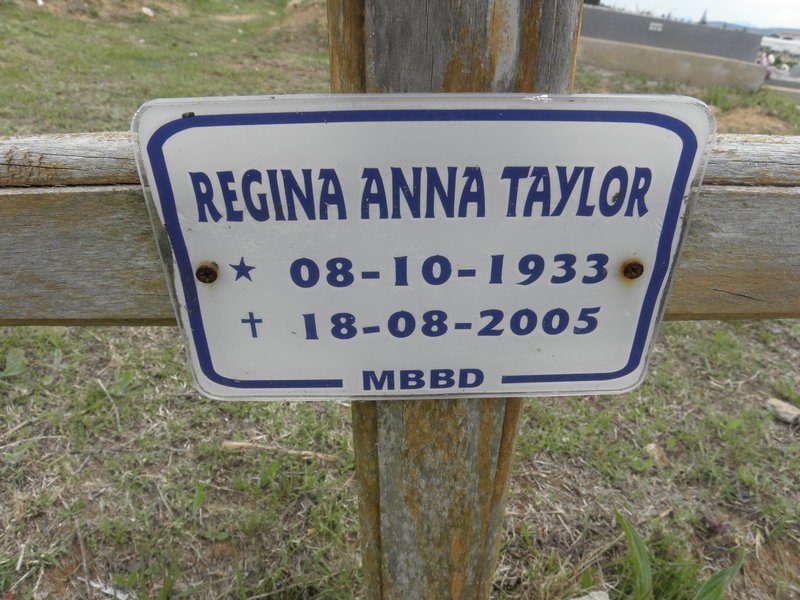 TAYLOR Regina Anna 1933-2005