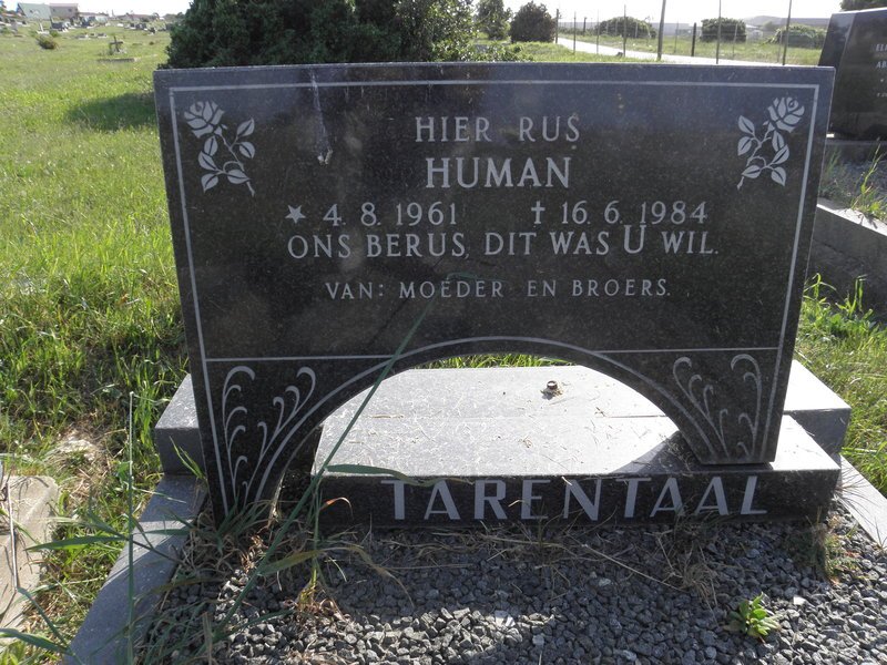 TARENTAAL Human 1961-1984