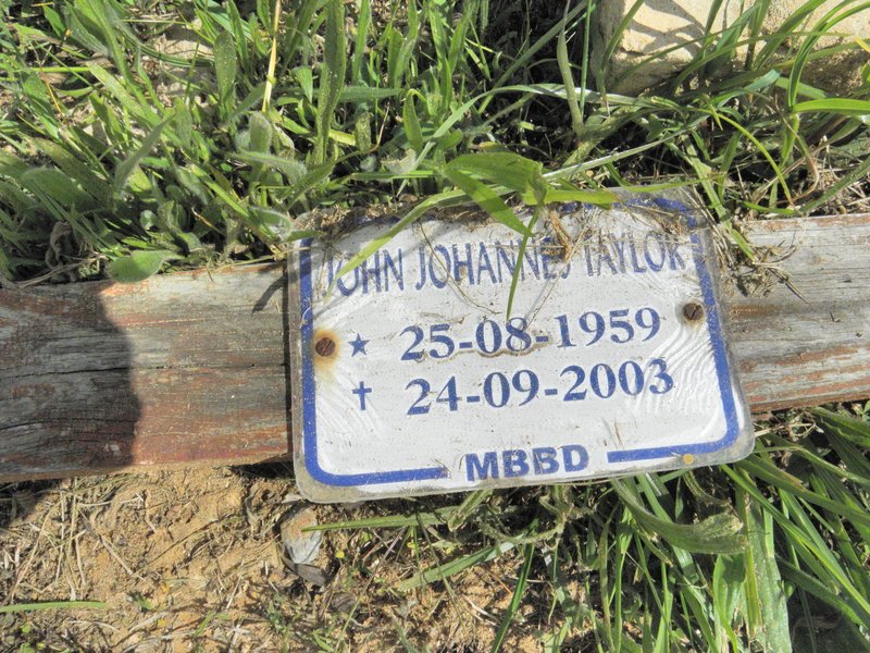 TAYLOR John Johannes 1959-2003