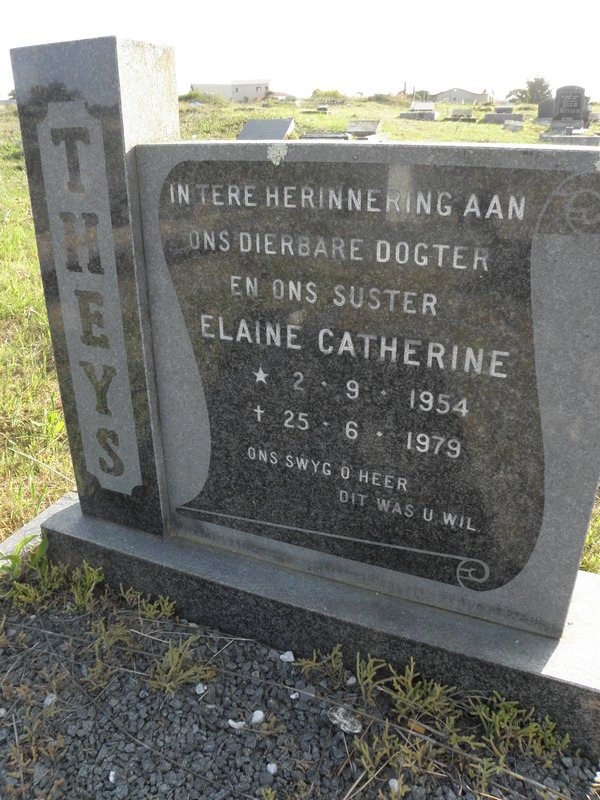THEYS Elaine Catherine 1954-1979