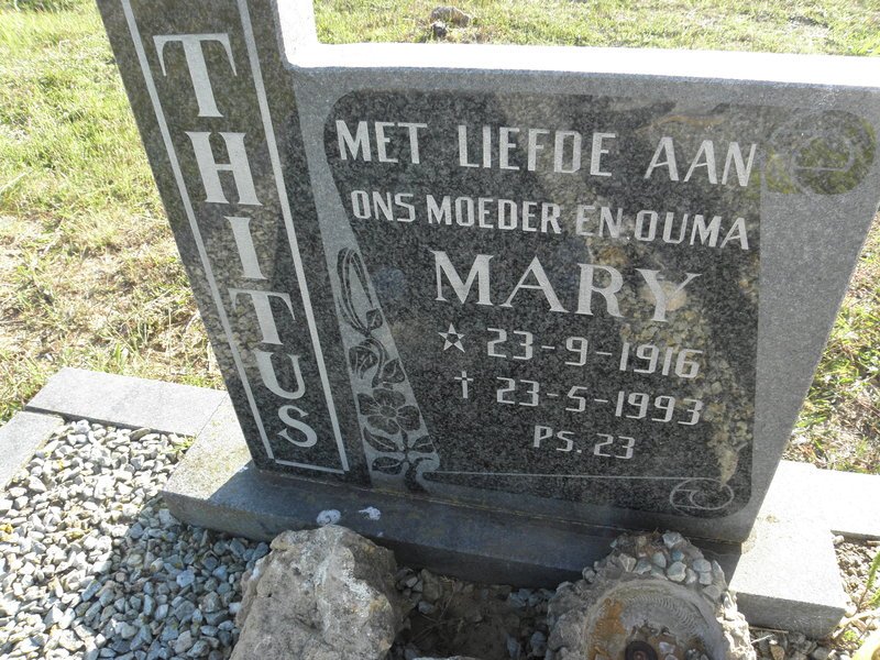 THITUS Mary 1916-1993