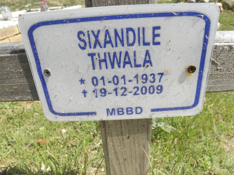 THWALA Sixandile 1937-2009