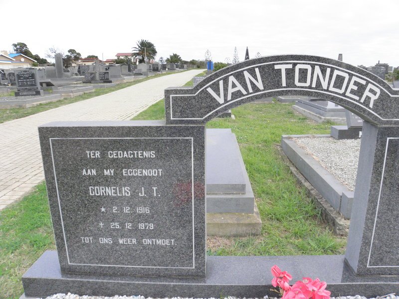 TONDER Cornelis J.T., van 1916-1979