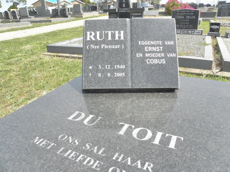 TOIT Ruth, du nee PIENAAR 1940-2005