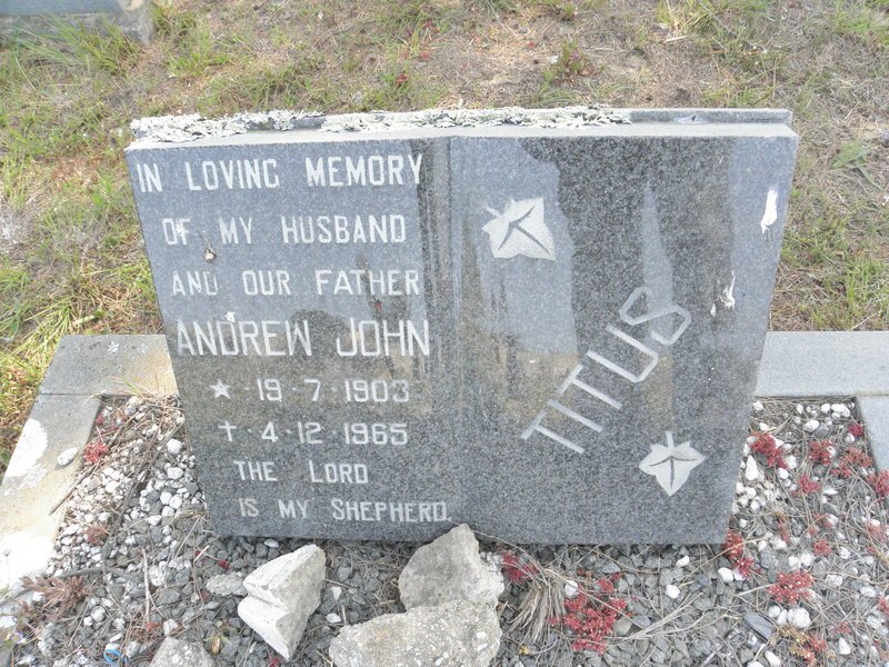 TITUS Andrew John 1903-1965