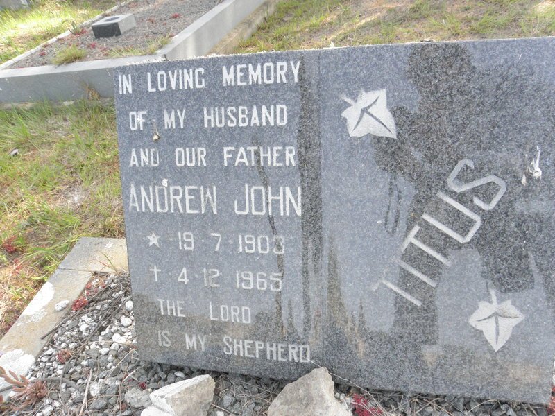 TITUS Andrew John 1903-1965