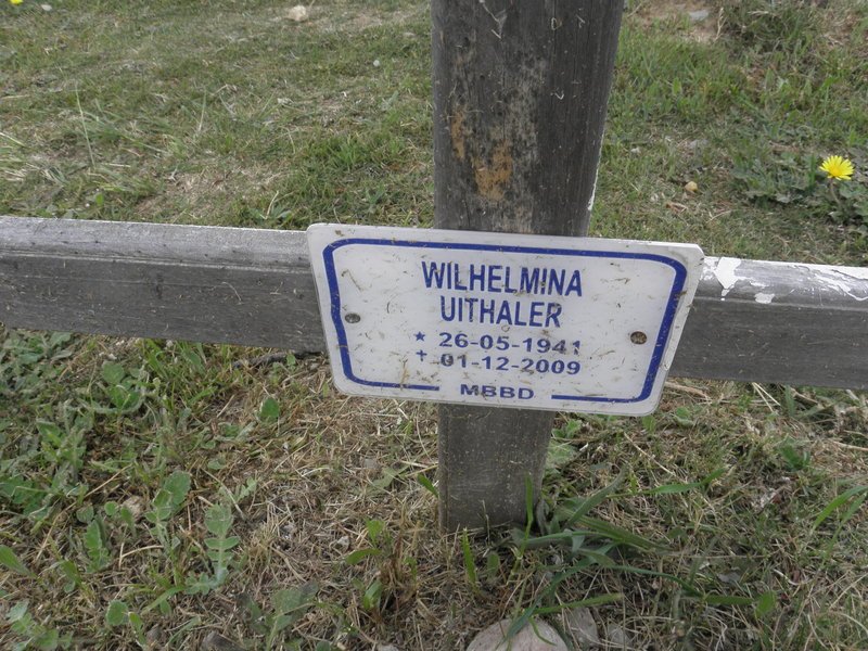 UITHALER Wilhelmina 1941-2009