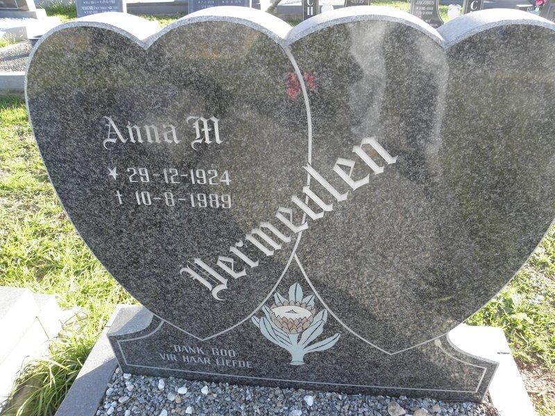 VERMEULEN Anna M. 1924-1989