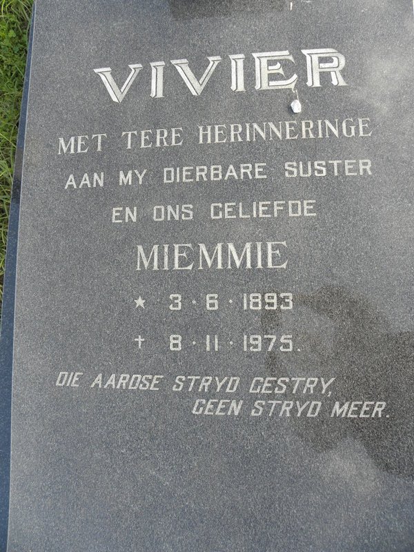 VIVIER Miemmie 1893-1975