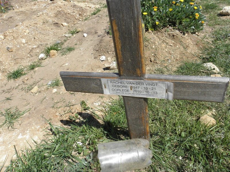 VINDT Rachel, van der 1947-2010
