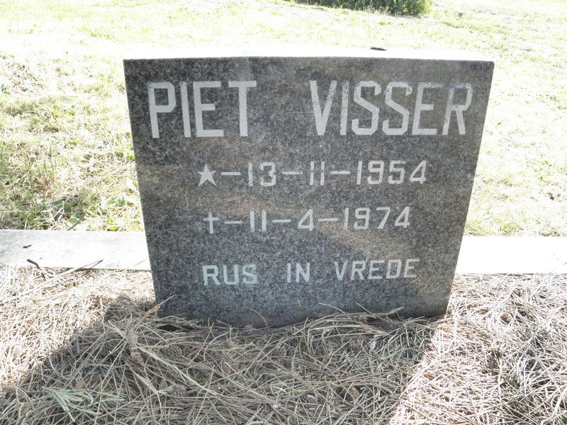 VISSER Piet 1954-1974