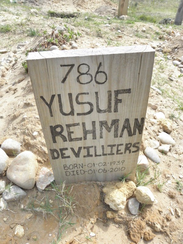 VILLIERS Yusuf Rehman, de 1939-2010