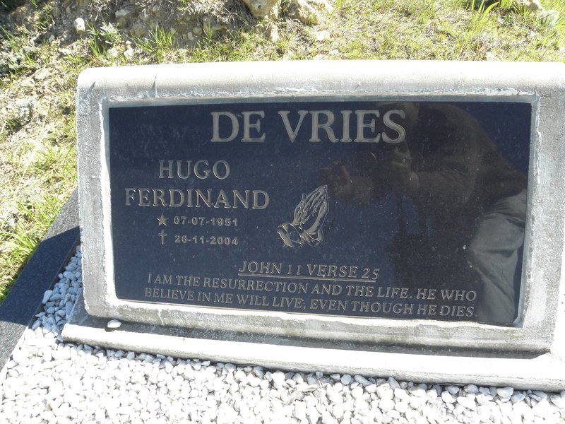 VRIES Hugo Ferdinand, de 1951-2004