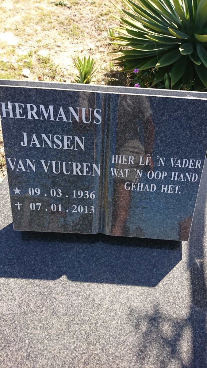 VUUREN Hermanus, Jansen van 1936-2013